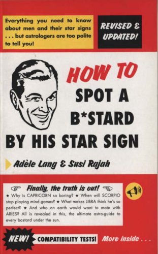 Red book cover with a man’s face and bold title: “How To Spot A Bastard.”