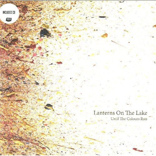 Vinyl record cover with mottled texture and album title text.