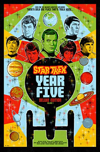 “Star Trek: Year Five” book cover featuring the original series crew portraits.