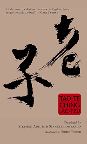 Book cover: "Tao Te Ching" with black calligraphy and red title block.
