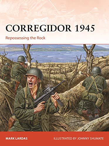 Book cover depicting soldiers in battle during the 1945 Battle of Corregidor.