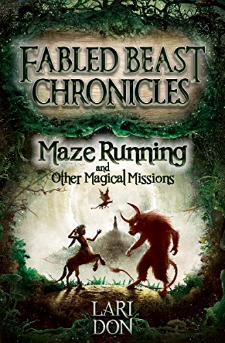 Book cover: fantastical creatures in a misty forest scene.