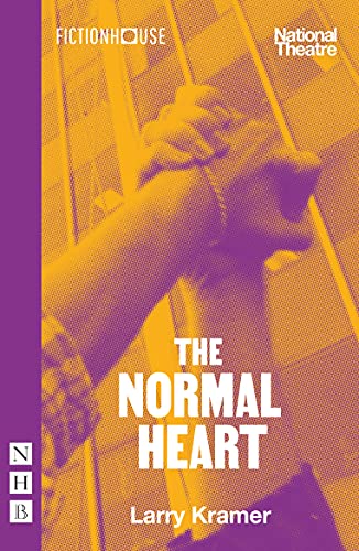 Play script cover: “The Normal Heart” with a hand holding a heart.