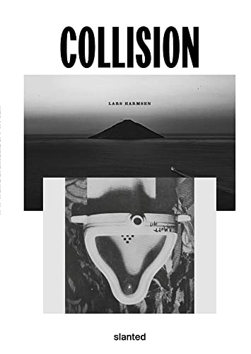 Book cover: "COLLISION" with abstract images of water, a mountain, and a urinal.