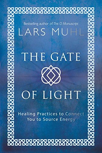 Book cover: “The Gate of Light” by Lars Muhl, blue and silver design.