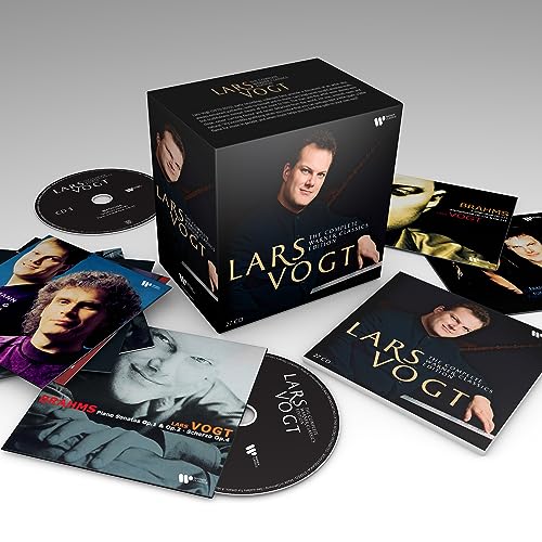 Black Lars Vogt CD box set with multiple discs and booklet covers.