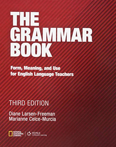 Red cover of "The Grammar Book," third edition, for English teachers.