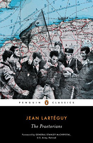 Penguin Classics book cover: "The Praetorians" with a vintage photo of men.