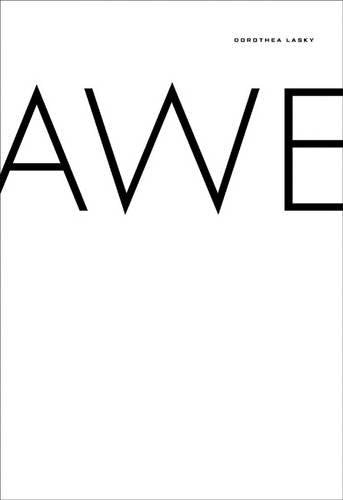 Book cover with large, black sans-serif letters spelling "AWE".