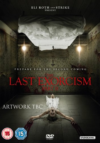 DVD cover for "The Last Exorcism Part II" featuring a levitating woman.