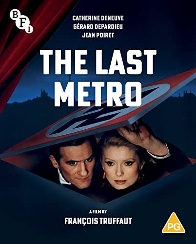The Last Metro" Blu-ray cover featuring Catherine Deneuve and Gérard Depardieu.