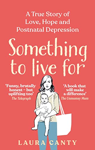 Book cover with coral background featuring an illustration of a woman holding a baby.