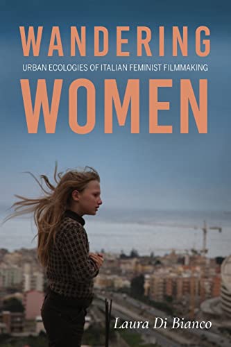Book cover: woman with flowing hair overlooks a coastal city.