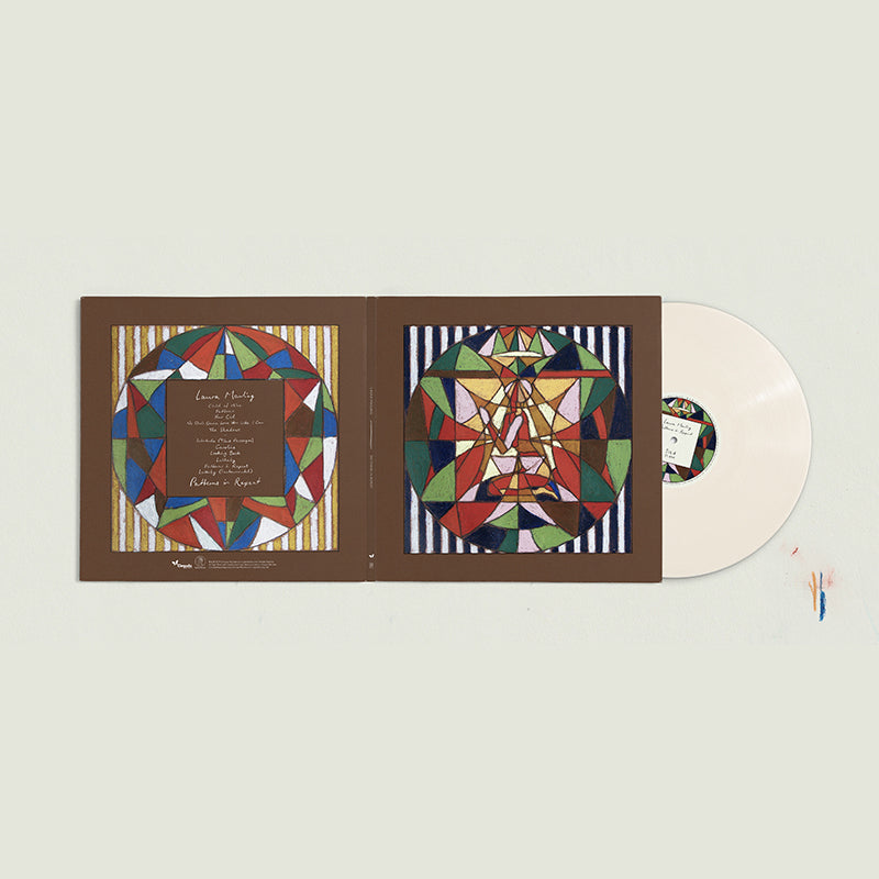 Laura Marling's "Patterns in Repeat" cream vinyl LP with geometric cover art.