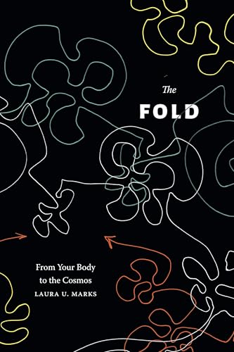 Book cover with abstract white lines on black, title "The Fold" in bold.