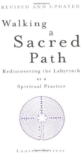 Book cover: "Walking a Sacred Path" with a labyrinth illustration.