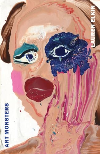Book cover with abstract, colorful portrait of a face and text.