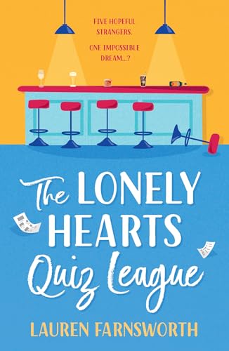 Book cover: bar scene with text "The Lonely Hearts' Quiz League".