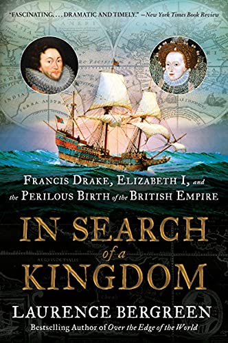 Book cover featuring a sailing ship, portraits, and map background.
