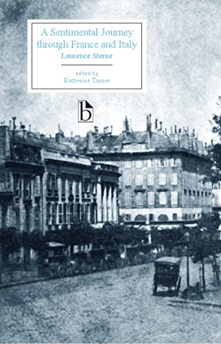 Book cover: "A Sentimental Journey" with a vintage street scene.