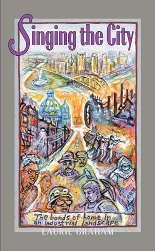 Book cover with colorful painting of a city, workers, and industry.