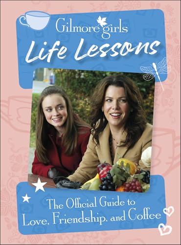 Book cover featuring Lorelai and Rory Gilmore with coffee and fruit.