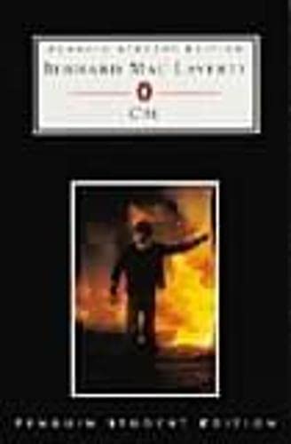 Book cover for “Cal” depicting a man against a fiery background.