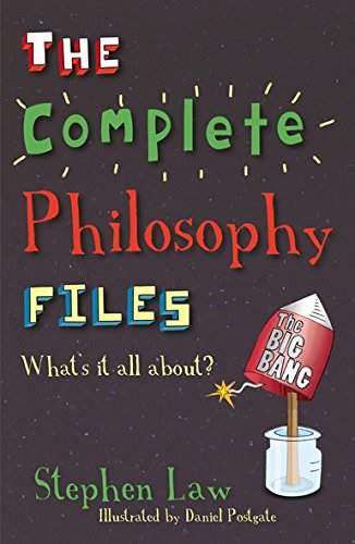 Book cover for The Complete Philosophy Files by Stephen Law with a Big Bang illustration.