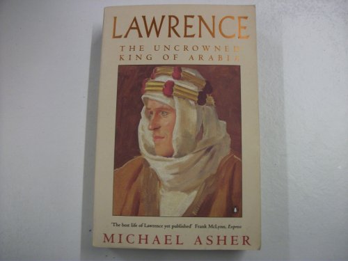 Book cover featuring a portrait of T.E. Lawrence in Arab dress.