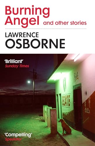Book cover: “Burning Angel” by Lawrence Osborne, featuring a roadside scene.