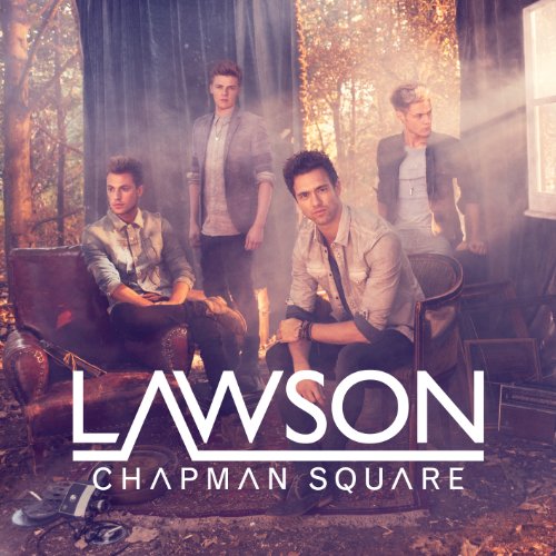 Lawson band album cover, four young men in a woodland setting.