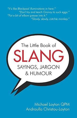 Book cover with speech bubble displaying the word "SLANG" in red lettering.