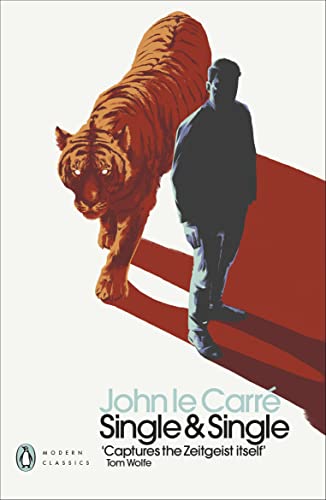 Book cover: tiger and silhouetted man on a red background.
