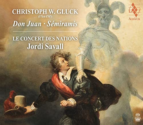 CD cover for Gluck’s “Don Juan” and “Sémiramis” with historical figures.