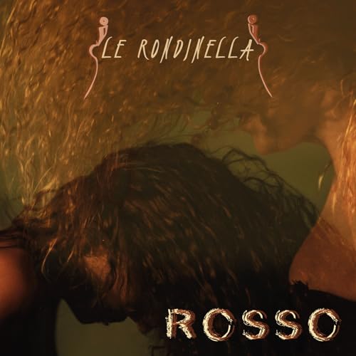 CD cover for “Le Rondinella - Rosso” with abstract figures and textures.