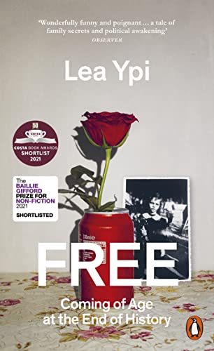 Book cover: "Free" by Lea Ypi, featuring a rose in a soda can.