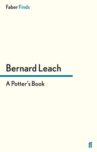 Cream book cover with blue text: “Bernard Leach, A Potter’s Book”.