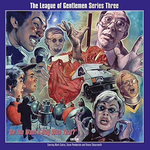 Collage of characters from "The League of Gentlemen" Series 3 vinyl cover.