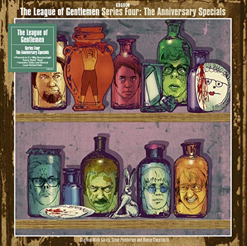 Album cover for "League Of Gentlemen: Series 4" featuring character portraits in jars.