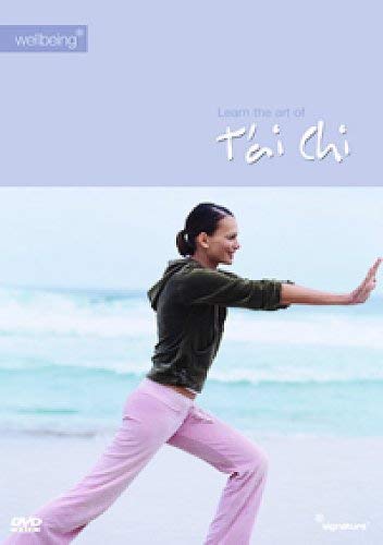 DVD cover featuring a woman practicing Tai Chi on a beach.