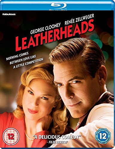 Leatherheads" Blu-ray cover featuring George Clooney and Renée Zellweger.