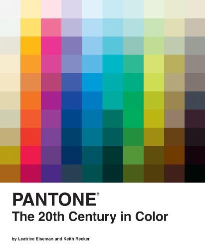 Book cover with a grid of colorful squares and "Pantone" text.