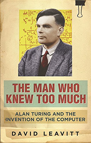 Book cover featuring Alan Turing with mathematical equations in the background.