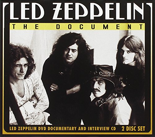 Led Zeppelin album cover featuring the band members in sepia tones.
