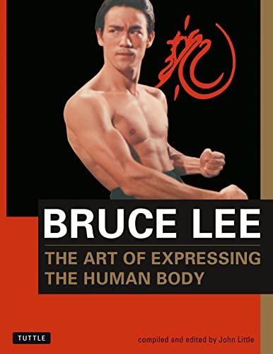 Bruce Lee portrait on book cover, title: "The Art of Expressing...