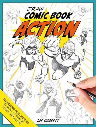 Book cover featuring pencil sketches of superheroes in dynamic poses.