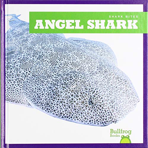 Book cover featuring a close-up of a spotted angel shark.