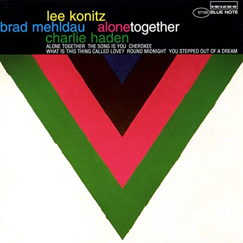 Album cover for "Alone Together" by Konitz, Mehldau, and Haden.