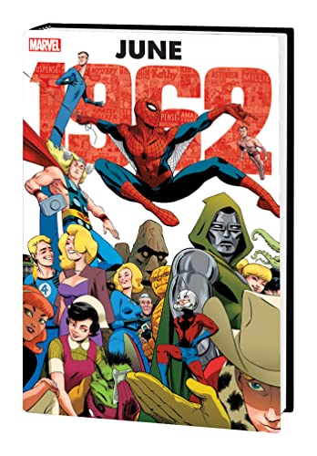 Marvel comic book omnibus cover featuring Spider-Man, Thor, and Doctor Doom.