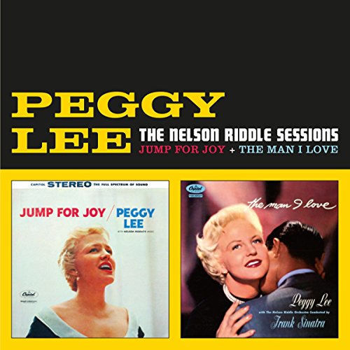 CD cover for Peggy Lee’s “The Nelson Riddle Sessions” with album art.